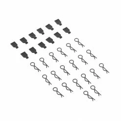 Duratrax 1/10 Body Clips (20) & Rubber Pull Tabs (12) for Parts, Electronics & Accessories