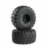 Duratrax Munition MT 2.2 Mounted Tires, Black (2) for Tires & Wheels