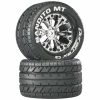Duratrax Bandito MT 2.8" 2WD Mounted Rear Tires, Chrome (2) for Tires & Wheels -Duratrax store online DTXC3503 A0 O0WKS5E4