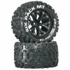 Duratrax Six-Pack MT 2.8" 2WD Mounted 1/2" Offset Tires, Black (2) for Tires & Wheels -Duratrax store online DTXC3522 A0 GD45GXHE