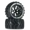 Duratrax Hatchet MT 2.8" 2WD Mounted Front Tires, Black (2) for Tires & Wheels -Duratrax store online DTXC3524 A0 QOX18JN5