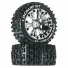 Duratrax Lockup ST 2.8" 2WD Mounted Rear Tires, Chrome (2) for Tires & Wheels -Duratrax store online DTXC3567 A0 4ZDW97RT