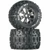 Duratrax Six-Pack MT 3.8" Mounted Tires, Chrome (2) for Tires & Wheels -Duratrax store online DTXC3583 A0 Y9LAZHOJ