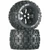 Duratrax Six-Pack MT 3.8" Mounted 1/2" Offset Tires, Black(2) for Tires & Wheels -Duratrax store online DTXC3584 A0 EBUDU77W