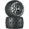 Duratrax Six-Pack MT 3.8" Mounted 1/2" Offset Tires, Chrome (2) for Tires & Wheels -Duratrax store online DTXC3585 A0 1USSLNOJ