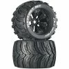 Duratrax Hatchet MT 3.8" Mounted 1/2" Offset Black Tires (2) for Tires & Wheels -Duratrax store online DTXC3588 A0 CTXKL9BY
