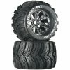 Duratrax Hatchet MT 3.8" Mounted 1/2" Offset Tires, Chrome (2) for Tires & Wheels -Duratrax store online DTXC3589 A0 RYY7LRML