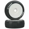 Duratrax X-Cons 1/8 C2 Mounted Buggy Tires, White (2) for Tires & Wheels -Duratrax store online DTXC3610 A0 D6GGIMJQ