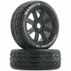 Duratrax Bandito 1/8 Buggy Tire C2 Mounted Spoke Tires, Black (2) for Tires & Wheels -Duratrax store online DTXC3655 A0 JHIEKXUH