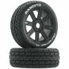 Duratrax Bandito 1/8 Buggy Tire C3 Mounted Spoke Tires, Black (2) for Tires & Wheels -Duratrax store online DTXC3656 A0 1RDMCM7Y