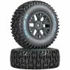 Duratrax Lockup SC Tire C2 Mounted: SC10 4x4 (2) for Tires & Wheels