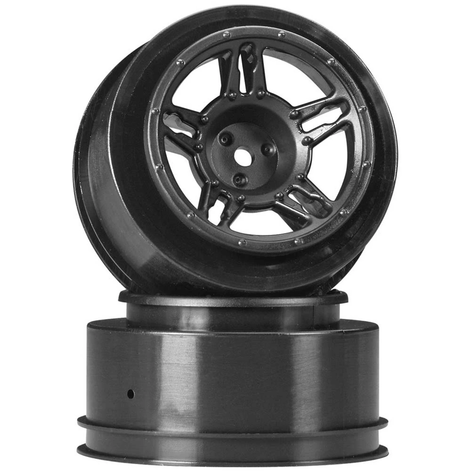 Duratrax SC Rear Wheels, Black: Slash/Blitz/SCRT10 (2) for Tires & Wheels 3 Duratrax SC Rear Wheels, Black: Slash/Blitz/SCRT10 (2) for Tires & Wheels