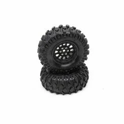 Duratrax Class 1 Showdown CR C3 1.9" Mounted Tires Black (2) for Tires & Wheels