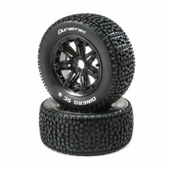 Duratrax Dinero 1/5 SC Sport Mounted Black Tires 24mm (2) for Tires & Wheels