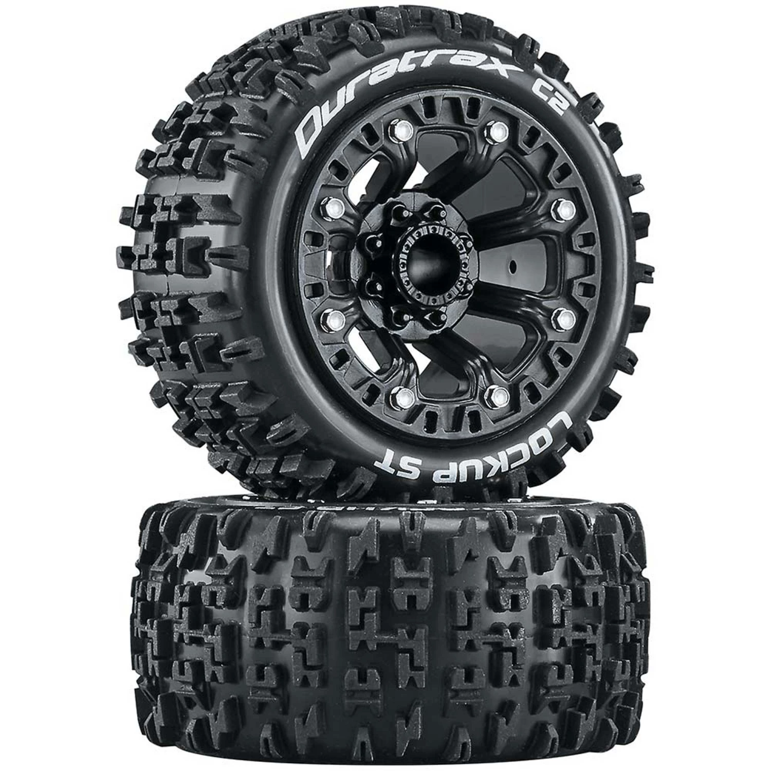 Duratrax Lockup ST 2.2 Tires, Black (2) for Tires & Wheels 3 Duratrax Lockup ST 2.2 Tires, Black (2) for Tires & Wheels