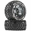 Duratrax Six-Pack ST 2.8 Mntd Black Chrome 14mm Hex (2) for Tires & Wheels -Duratrax store online DTXC5207 A0 D37OP9ZI