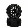 Duratrax Lockup ST Belted 2.8" Mounted Front/Rear Tires, 14mm Black (2) for Tires & Wheels