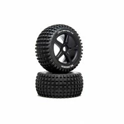Duratrax 1/8 BLINDER Truggy Tire C2 Mounted 0 Offset (2) for Tires & Wheels