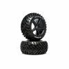 Duratrax 1/8 BADGER Truggy Tire C2 Mounted 0 Offset (2) for Tires & Wheels -Duratrax store online DTXC5572 A0 64J04CPY