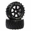Duratrax Hatchet X Belted Mounted Black 24mm Kraton 8S (2) for Tires & Wheels -Duratrax store online DTXC5588 A0 9YX8WS7Q