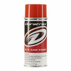 Duratrax Polycarb Spray, Competition Orange, 4.5 oz for Paints