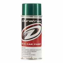 Duratrax Polycarb Spray, Metallic Green, 4.5 oz for Paints