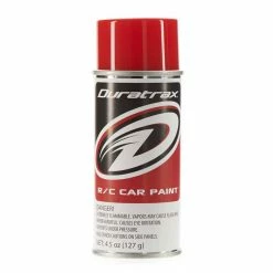 Duratrax Polycarb Spray, Bright Red, 4.5 oz for Paints